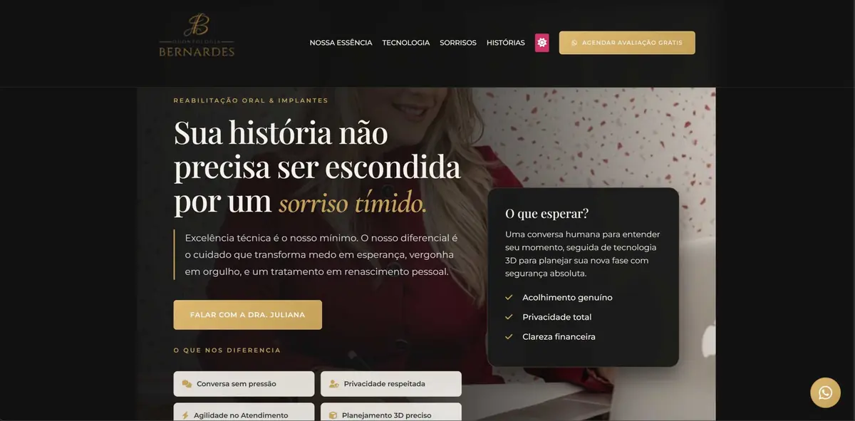 Odontologia Dra. Juliana Bernardes