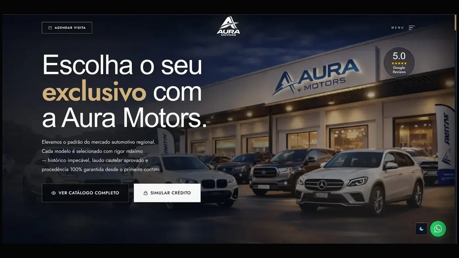 Aura Motors — SEO local e presença no Google